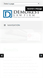 Mobile Screenshot of demolaw.com