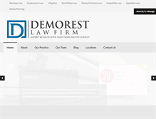 Tablet Screenshot of demolaw.com